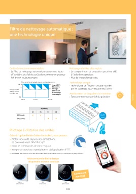 Nettoyage automatique filtre gainable daikin 